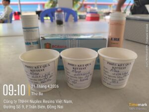Mẫu test nhanh an toàn thực phẩm tại hiện trường