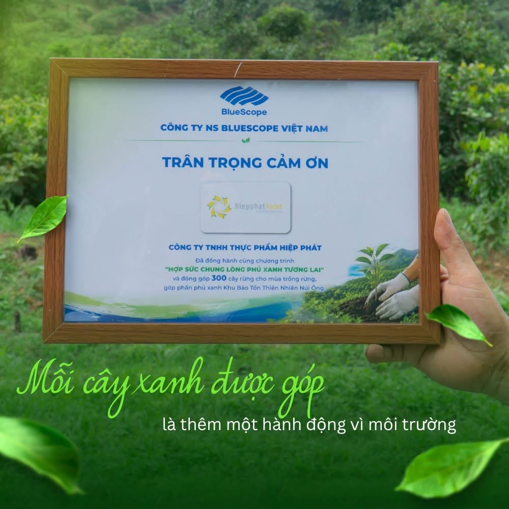 Thư cảm ơn dành cho HPF